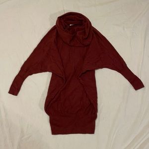 Cowl Neck Sweater Dress